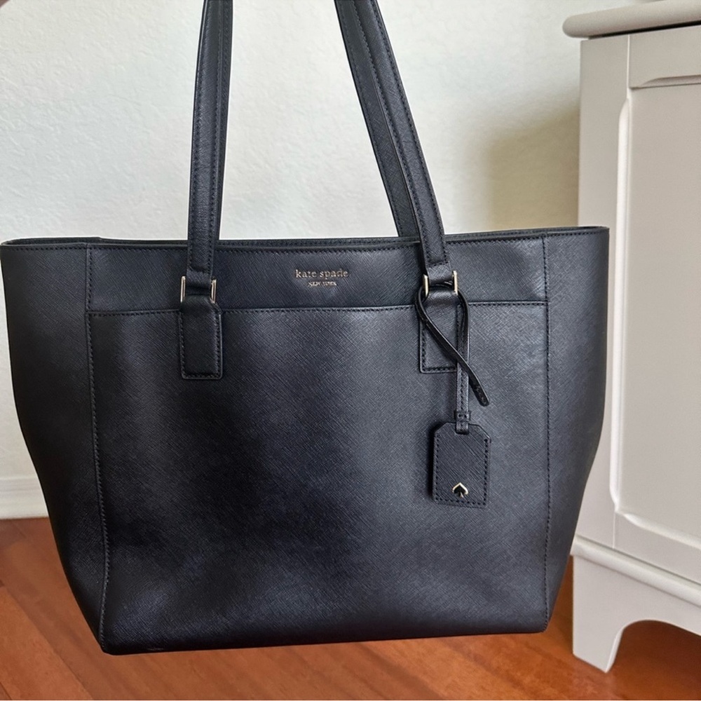 Kate Spade Black Cameron Laptop Tote